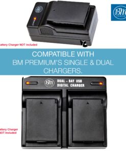 BM Premium 2-Pack of LP-E12 Batteries for Canon EOS-M, EOS M2, EOS M10, EOS M50, EOS M50 Mark II, EOS M100, EOS M200, SX70 HS, Rebel SL1 Cameras 2 Batteries 10 81DzRAzZAJL