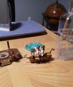 LEGO Ideas Ship in a Bottle 92177 Expert Building Kit, Snap Together Model Ship, Collectible Display Set and Toy for Adults (962 Pieces),Multicolor 47 81E Kwbp0RL