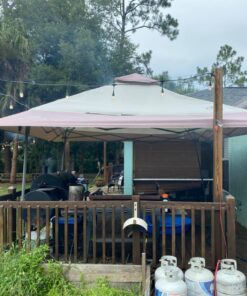 Coleman Back Home Pop-Up Canopy Tent, 13x13ft Portable Shade Shelter Sets Up in 3 Minutes with UPF 50+ Sun Protection, Great for Campsite, Park, Backyard, Tailgates, Beach, Festivals, & More 30 81E W2FY 4L