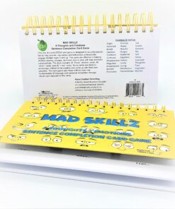 Thought-Spot: MAD Skillz: Thoughts & Emotions Sentence Completion Card Game for Taking Control of Feelings/Emotions & Making Positive Choices; Autism; ADHD; Teaches Mindfulness; Hardcover & Laminated 16 81E0EolqxXL