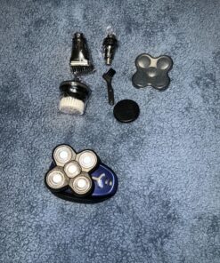 Head Shaver for Bald Men,5 in 1 Bald Head Shavers for Men Cordless,Waterproof Wet/Dry 5 Head Mens Electric Razor for Head Face Shaving, USB Mans Grooming Kit Rechargeable,Rotary Shaver Gift for Men 29 81E0X57GXqL