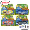 Animal Swim Goggles Dive Fun Dolphin (blue), Fish (yellow), Crab (orange), Killer Whale (black) Pool Goggles Summer Beach Goggles for kids with 2 GosuToys Stickers