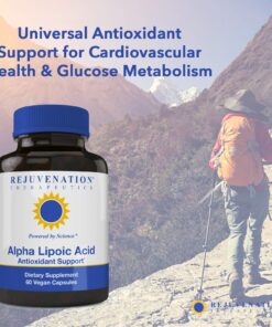 Rejuvenation Therapeutics Alpha Lipoic Acid, Antioxidant Defense (60 Vegan Capsules) 9 81E4Poqio6L