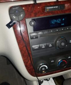 Soundbot SB360 Bluetooth Car Kit Wireless Universal Receiver Transmitter Hands-Free Talking & Music Streaming Dongle w/ 10W Dual Port 2.1A USB Charger + Magnetic Mounts + Built-in 3.5mm Aux Cable 48 81E5SqG9OSL