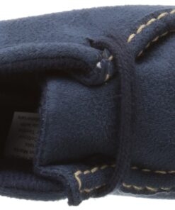 Luvable Friends Unisex Baby Crib Shoes, Navy Wallabee, 0-6 Months 16 81E5hURm01L