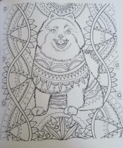 Amazing Dogs: Adult Coloring Book (Stress Relieving Creative Fun Drawings to Calm Down, Reduce Anxiety & Relax.) 50 81E5toEfZ7L