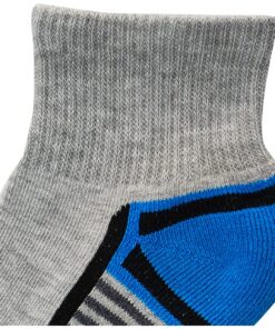 Fruit of the Loom Boys' 6 Pair Pack Half Cushion Socks 9-11 Gray Assort 5 81E8wguvDS