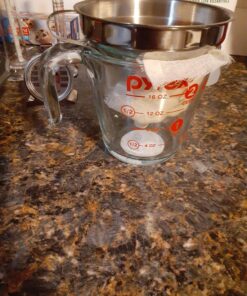 Lakatay 5-Inch Food Grade Stainless Steel Kitchen Funnel with Strainer Filter for Transferring of Liquid Dry Ingredients and Metal Cooking Funnel—Silver 1pcs-5 inch funnel 22 81EAHrGzGFL