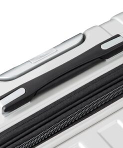 DELSEY Paris Titanium Hardside Expandable Luggage with Spinner Wheels, Silver, Carry-On 19 Inch 23 81ECEy2a39L