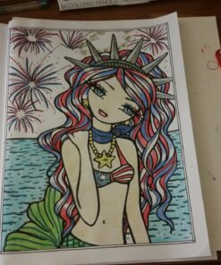 Mermaids, Fairies, & Other Girls of Whimsy Coloring Book: 50 Fan Favs 68 81ECYg6ByL