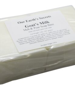 Our Earth's Secrets Goats Milk - 2 Lbs Melt and Pour Soap Base Unscented 2 Pound (Pack of 1) 24 81EDXdO0aWL