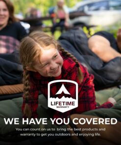 TETON Sports Junior Sleeping Bags – Finally, Sleeping Bag for Boys, Girls, all Kids, Warm and Comfortable; For all camping weather and built to last Blue (Blue Liner) Junior 20F 16 81EFGNItrsL