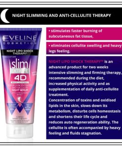Eveline Slim Extreme 4D Cellulite Cream - Night Lipo Shock Therapy, 250ml for All Skin Types 20 81EFbNbF61L