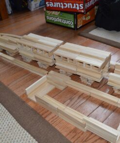 KEVA Structures 200 Wood Building Planks Set - Building Toy Includes 200 Wooden Blocks and Idea Book - Ages 5 and Up 30 81EGOSWkYOL