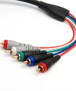 BlueRigger Component Video Cable with Audio (6FT, RCA- 5 Cable, Supports 1080i) - Compatible with DVD Players, VCR, Camcorder, Projector 6FT 14 81EIDw8xAHL