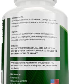 Purely Holistic CoQ10 100mg - 240 SoftGels - 8 Month Supply - Ubiquinone Coenzyme Q10 Supplement - with Organic Olive Oil - Soy Free Co Q 10 - Made in The USA 25 81EIP4 7FcL
