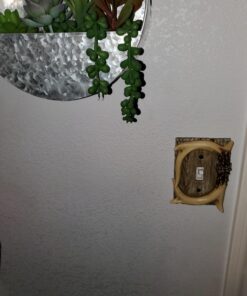 Rivers Edge Products Standard Light Switch Cover Plate, Single Toggle Switch, Poly-Resin Wall Plate Cover, Hand-Painted Decorative Wall Switch Plate, Screws Included, Antler Switch Single Antler 11 81EIdUYPuwL