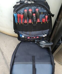 Custom Leathercraft1132 75-Pocket Tool Backpack 73 81EJruNlKAL