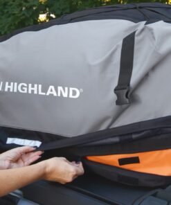 Alternative view of Highland 1039800 Black/Gray 10-15 cu.ft. Expandable Car Top Bag