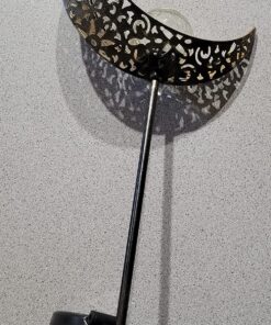 HOMEIMPRO Moon Solar Garden Lights Outdoor Stakes, Waterproof Crackle Glass Metal Decorative Lights for Lawn, Patio Accessories, Yard Decor, Christmas Gift (Bronze) 40 81EMeEhfiL