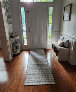 Frenchi Home Furnishing Half Moon Console Table, White 34 81EOiFIn 6L