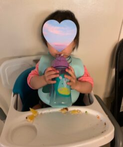 Skip Hop Toddler Sippy Cup with Straw, Zoo Straw Bottle, Unicorn 24 81EOkPlSJXL