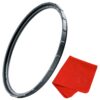 58mm X2 UV Filter for Camera Lenses - UV Protection Photography Filter with Lens Cloth - MRC8, Nanotec Coatings, Ultra-Slim, Traction Frame, Weather-Sealed by Breakthrough Photography 58mm Circular 85 81EOkguzxTL