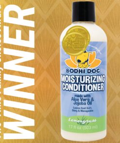 Alternative view of Bodhi Dog Gentle Moisturizing Conditioner | Dog Conditioner | Soothing Plant-Based Formula | Leaves Coat Shiny & Manageable | Made w/Soothing Aloe Vera & Jojoba Oil | Made in USA (Lemongrass, 17 oz) Lemongrass 17oz