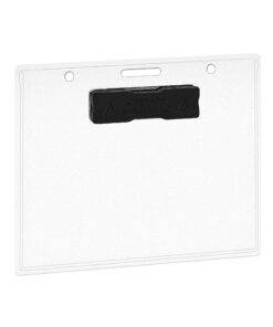 Amazon Basics Horizontal Magnetic Badge Holder - Pack of 20, Clear 20 Pack 13 81EPkHEdf1S