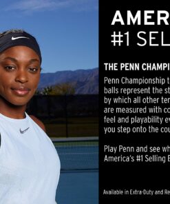 Penn Championship Tennis Balls - Extra Duty Felt Pressurized - 4 Cans, 12 Balls 18 81ESKOgIlML