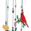 Sunset Vista Birds Of A Feather Cardinal Wind Chime, 12-Inch Long 5 81EU3elK4L