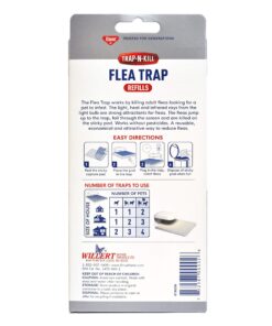 Alternative view of Enoz Trap-N-Kill Replacement Flea Trap Sticky Capture Pads for Use with Flea Traps, Nontoxic, Made in USA, 3 Count 1-Pack
