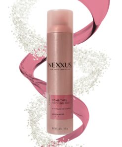 Nexxus Comb Thru Finishing Spray, Medium Hold Hair Spray for Volume, 10 oz Rose and Jasmine 10 Ounce (Pack of 1) 22 81EVbcMySL