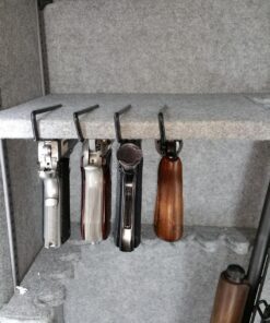 E-ONSALE AmeriGun Club Easy Use Gun Hanger Pack of 4 Original Handgun Hangers 1.00" x 4.00" x 11.80" Black 26 81Ec6cwH19L