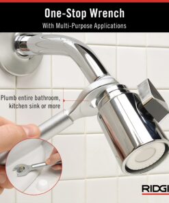 RIDGID 27023 Model 2002 One Stop 2-in-1 Wrench for Angle Stops, Straight Stops, and Compression Couplings 15 81EciKjsHhL