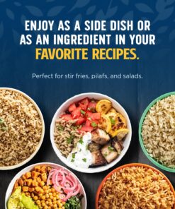 Lundberg Brown Rice, Organic Long Grain Rice - Non-Sticky, Fluffy Whole Grain Rice for Healthy Meals, Vegan Food, Gluten-Free Rice Grown in California, 32 Oz (Pack of 6) 32 Ounce (Pack of 6) 15 81EfHWF5YkL