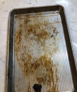 USA Pan Bakeware Jelly Roll Pan, Warp Resistant Nonstick Baking Pan, Made in the USA from Aluminized Steel Set of 1 43 81EinE lTrL