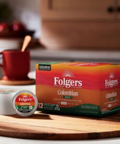 Folgers 100% Colombian Decaf Medium Roast Coffee, 72 Keurig K-Cup Pods 10 81Eiy5Q0rML
