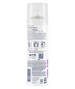 Dove Care Between Washes Dry Shampoo Volume and Fullness Hair Treatment for Oily Hair, Cleansing Hair Volumizer 5 oz 5 Ounce (Pack of 1) Volume & Fullness 22 81Eizd9OvhL