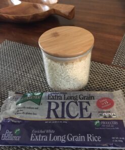 ComSaf Airtight Canisters for Bulk Food Storage Set of 3-17/22/43oz, BPA Free High Borosilicate Glass Cookies Jar with Bamboo Lid, Cylinder Cereal Container with Sealing 17oz/22oz/43oz 46 81EjBgKSt1L