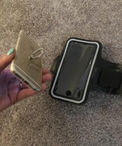 TRIBE Water Resistant Cell Phone Armband Case Running Holder for iPhone Pro Max Plus Mini SE (13/12/11/X/XS/XR/8/7/6/5) Galaxy S Ultra Plus Edge Note (21/20/10/9/8/7/6/5) Adjustable Strap & Key Pocket Black S: iPhone Mini/8/7/6/5/4/3/SE/Galaxy Mini 48 81EjN57LvL