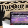 TopGrip HD 7 Mil Heavy-Duty Black Nitrile Exam Gloves, Disposable, Case/1000, Medium 1000 14 81EjfvRkMFL