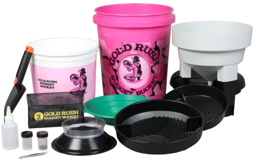 Gold Rush Nugget Bucket - A Gold Panning Kit Seen On Shark Tank! Pink