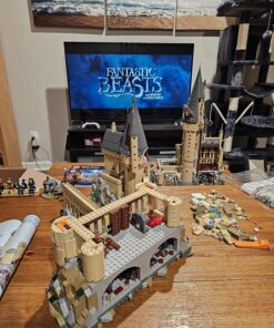 LEGO Harry Potter Hogwarts Castle 71043 Building Set - Model Kit with Minifigures, Featuring Wand, Boats, and Spider Figure, Gryffindor and Hufflepuff Accessories, Collectible for Adults and Teens Standard 67 81ElvUAvmKL