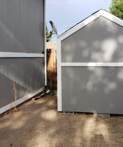 EZBUILDER 70187 Peak Style Shed Instant Framing Kit, 7'x8', Brown 39 81Em3WPpfTL