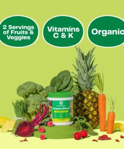 Amazing Grass Greens Blend Superfood: Super Greens Powder Smoothie Mix for Boost Energy ,with Organic Spirulina, Chlorella, Beet Root Powder, Digestive Enzymes & Probiotics, Original, 30 Servings Superfood - Original 30 Servings (Pack of 1) 26 81EnrQqKPJL