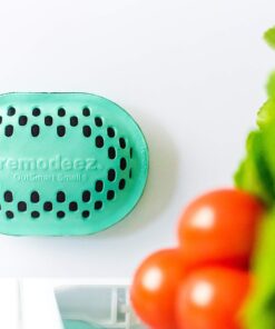 remodeez Refrigerator Deodorizer Eliminator, Nontoxic Coconut, Activated Charcoal, Natural Air Fresheners, Moisture & Odor Absorber for Fridge (Green) 22 81Eo6EZdXL