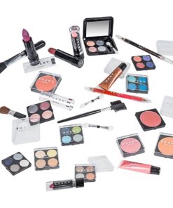 SHANY Carry All Makeup Train Case with Pro Makeup Set, Makeup Brushes, Lipsticks, Eye Shadows, Blushes, Powders, and more - Reusable Makeup Storage - Premium Gift Packaging - Leopard 27 81Eo8wB5SHL