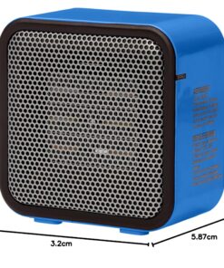 Amazon Basics 500-Watt Ceramic Small Space Personal Mini Heater - Blue 24 81EpjDycXmL