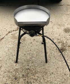 Little Griddle KQ-17-R Stainless Steel Outdoor BBQ Griddle, 17 x 14, For Charcoal Kettle and Kamado Grills, Fun to Use, Easy to Clean 33 81ErFf NJqL